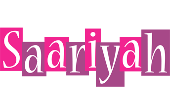 Saariyah whine logo