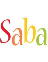 Saba birthday logo