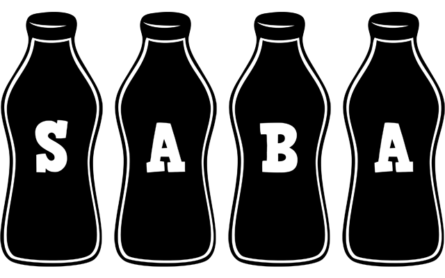 Saba bottle logo
