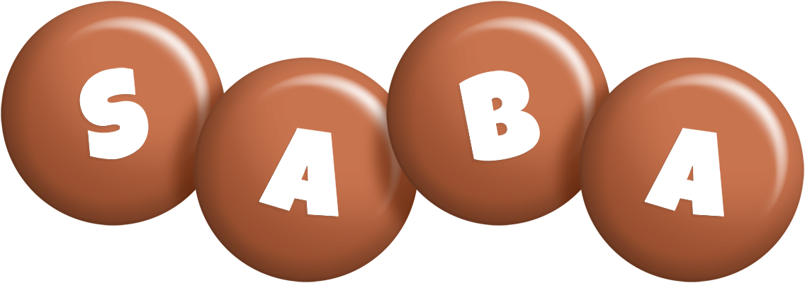Saba candy-brown logo