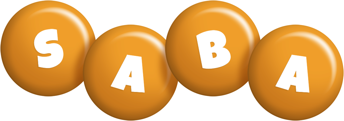 Saba candy-orange logo