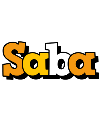 Saba cartoon logo