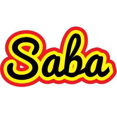 Saba flaming logo