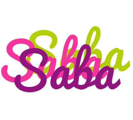Saba flowers logo