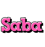 Saba girlish logo