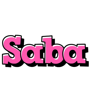Saba girlish logo