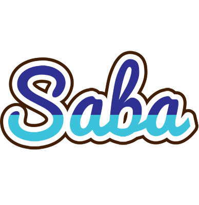 Saba raining logo