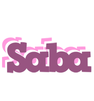 Saba relaxing logo