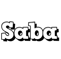 Saba snowing logo