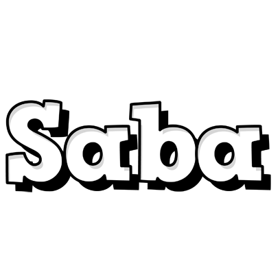 Saba snowing logo
