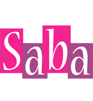 Saba whine logo