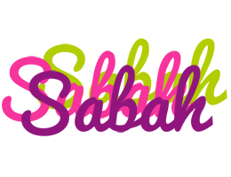 Sabah flowers logo