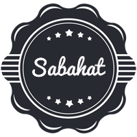 Sabahat badge logo