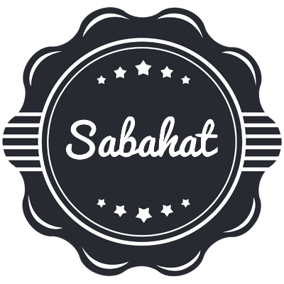 Sabahat badge logo