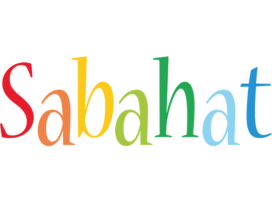 Sabahat birthday logo