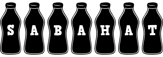 Sabahat bottle logo