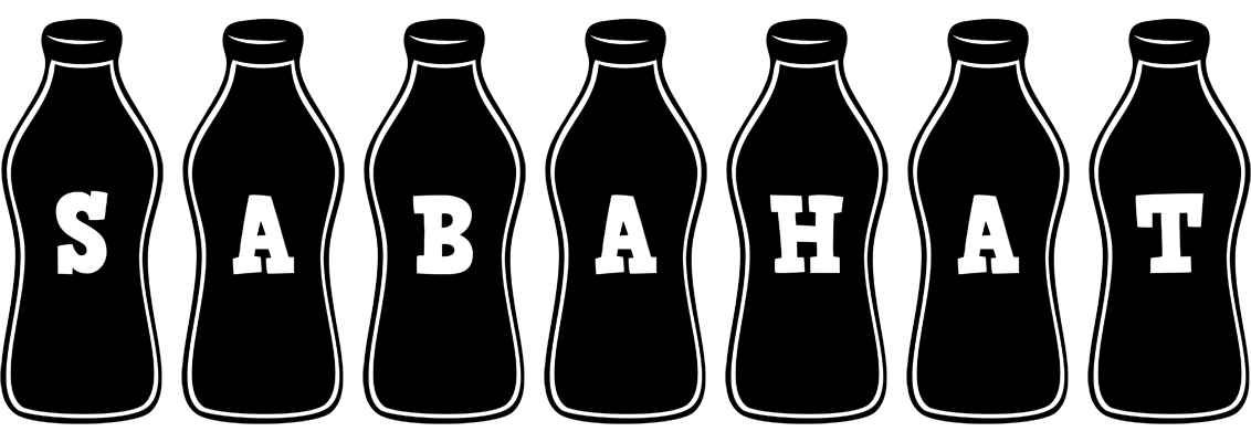 Sabahat bottle logo