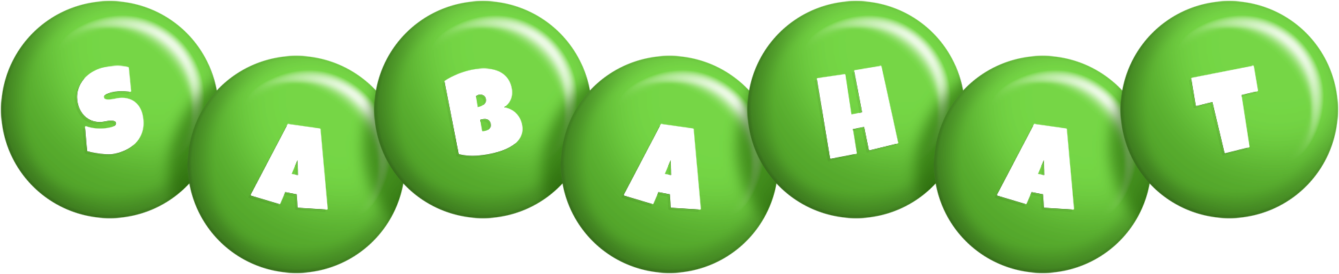 Sabahat candy-green logo