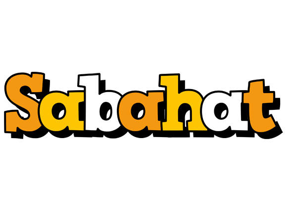 Sabahat cartoon logo