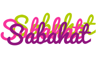 Sabahat flowers logo