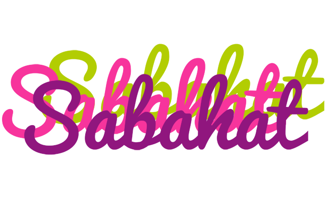 Sabahat flowers logo
