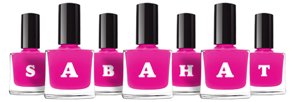 Sabahat nails logo