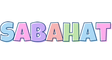 Sabahat pastel logo