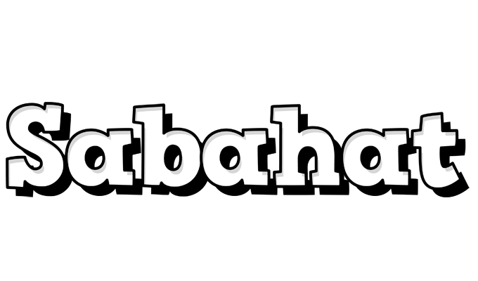 Sabahat snowing logo