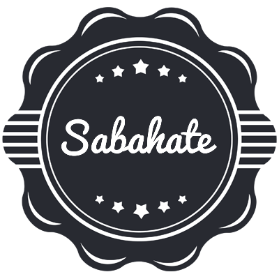 Sabahate badge logo