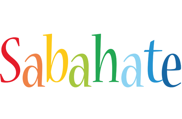 Sabahate birthday logo