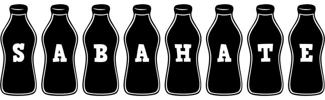 Sabahate bottle logo