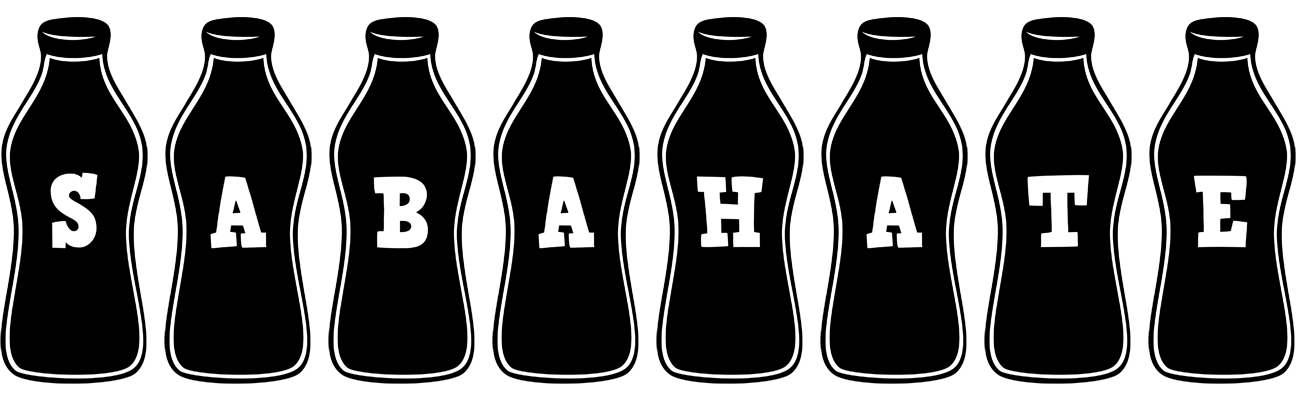 Sabahate bottle logo