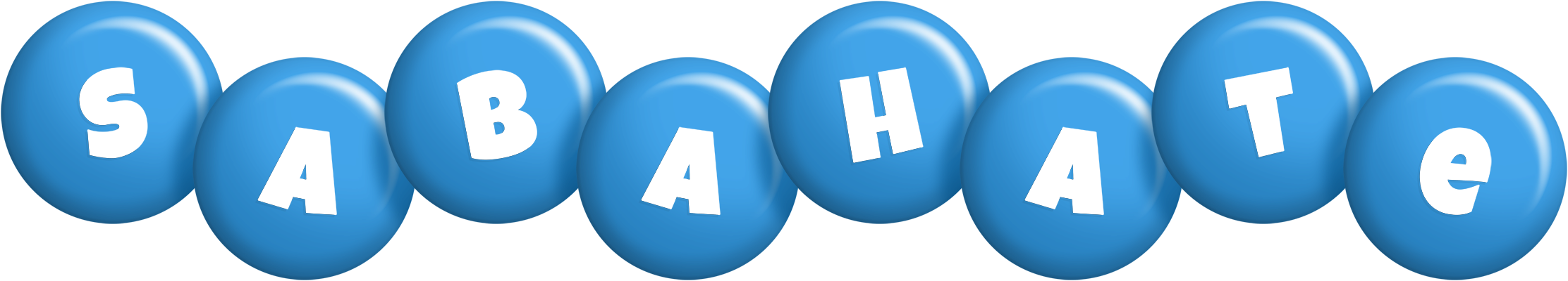 Sabahate candy-blue logo