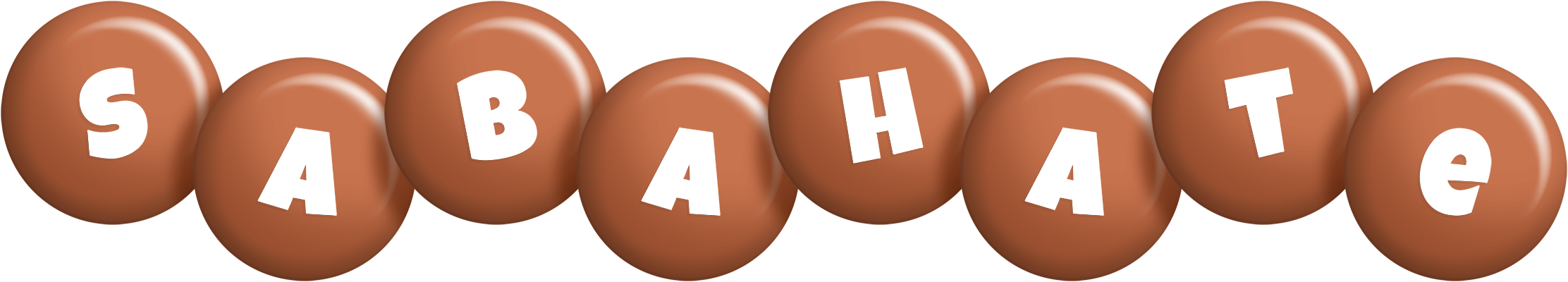 Sabahate candy-brown logo