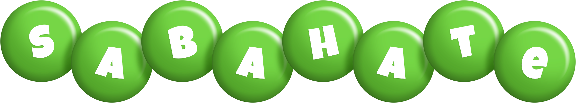 Sabahate candy-green logo