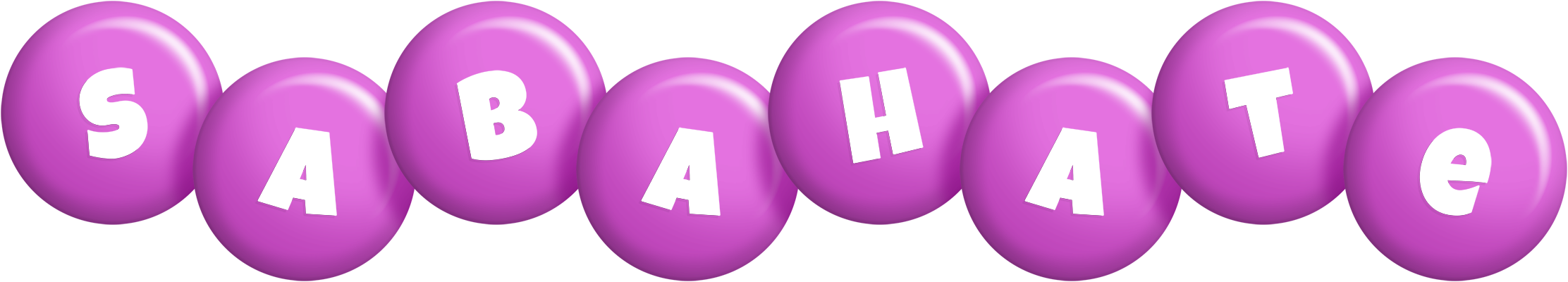 Sabahate candy-purple logo