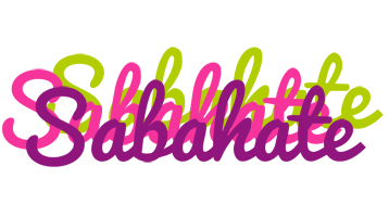 Sabahate flowers logo