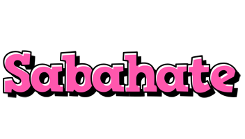 Sabahate girlish logo