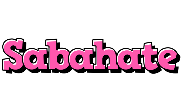 Sabahate girlish logo