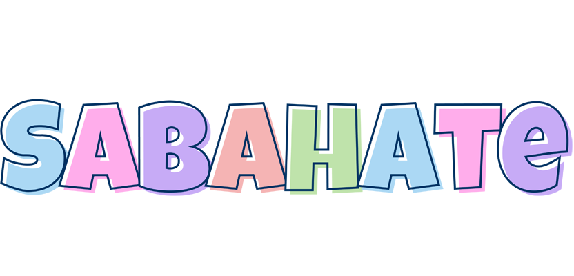 Sabahate pastel logo