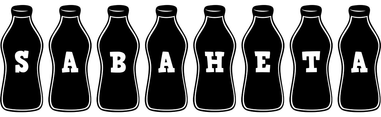 Sabaheta bottle logo