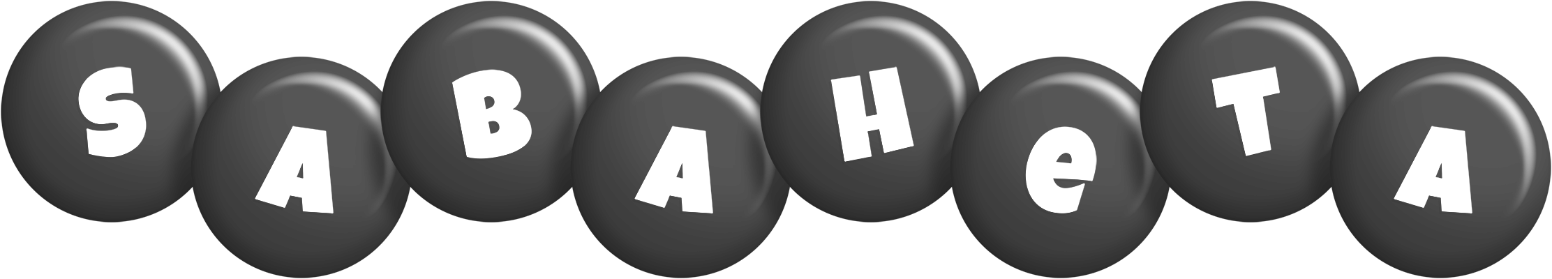Sabaheta candy-black logo