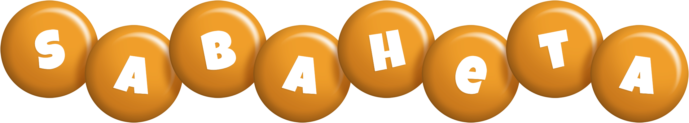 Sabaheta candy-orange logo