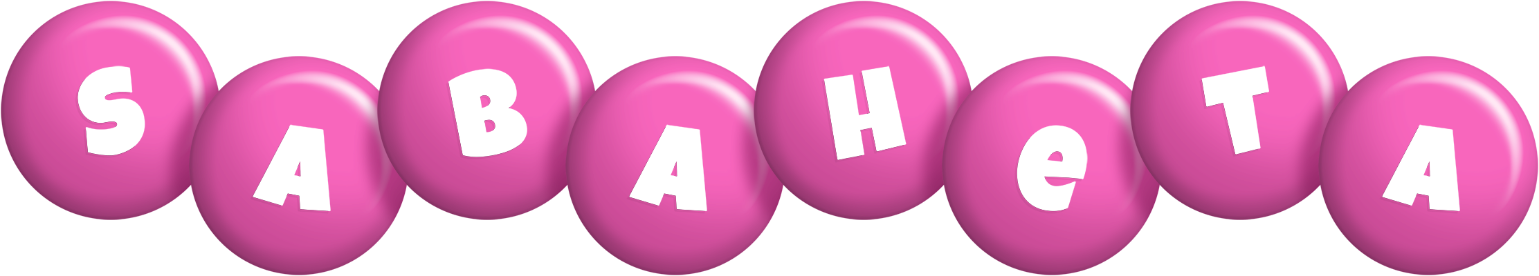 Sabaheta candy-pink logo