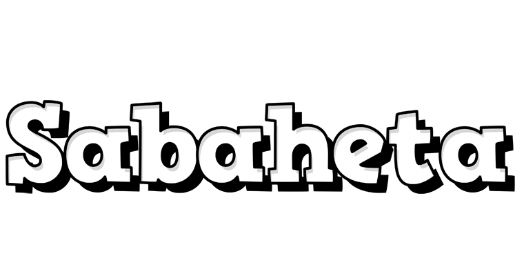 Sabaheta snowing logo