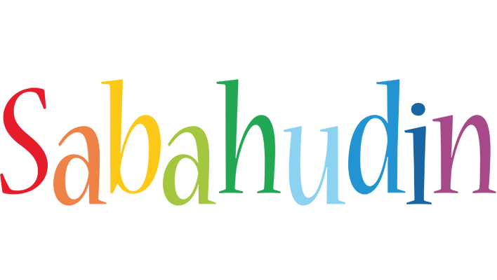 Sabahudin birthday logo