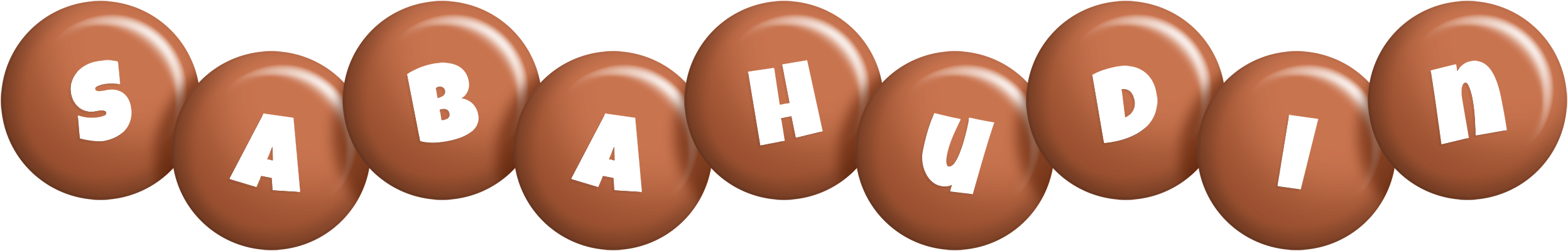 Sabahudin candy-brown logo