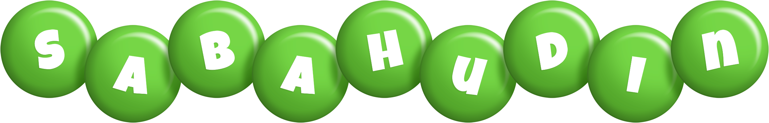 Sabahudin candy-green logo