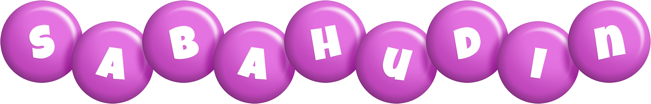 Sabahudin candy-purple logo