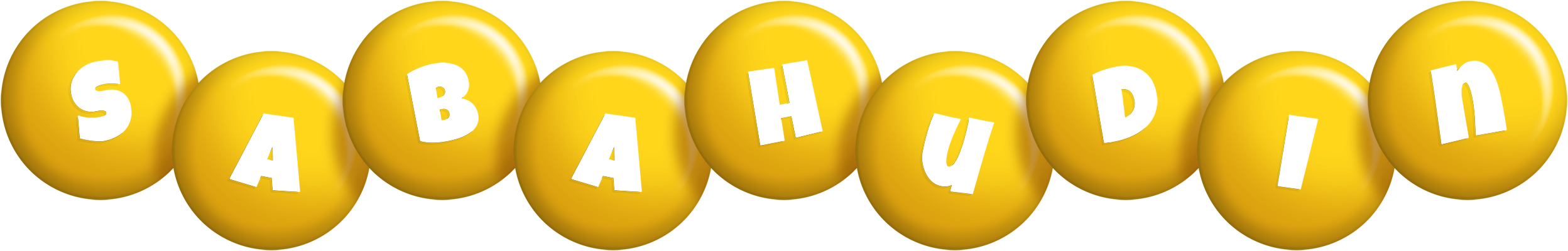 Sabahudin candy-yellow logo